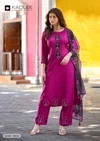 Gulmohar By Kadlee Rayon Kurti With Bottom Dupatta 